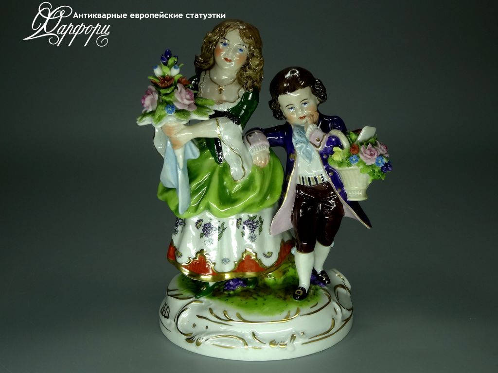 Купить фарфоровую статуэтку Kister Alsbach Дети с цветами